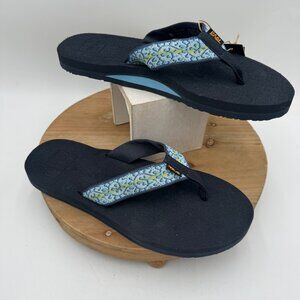 Teva Women's Mush II Flip-Flop woman’s size 9 Companera Blue NWT